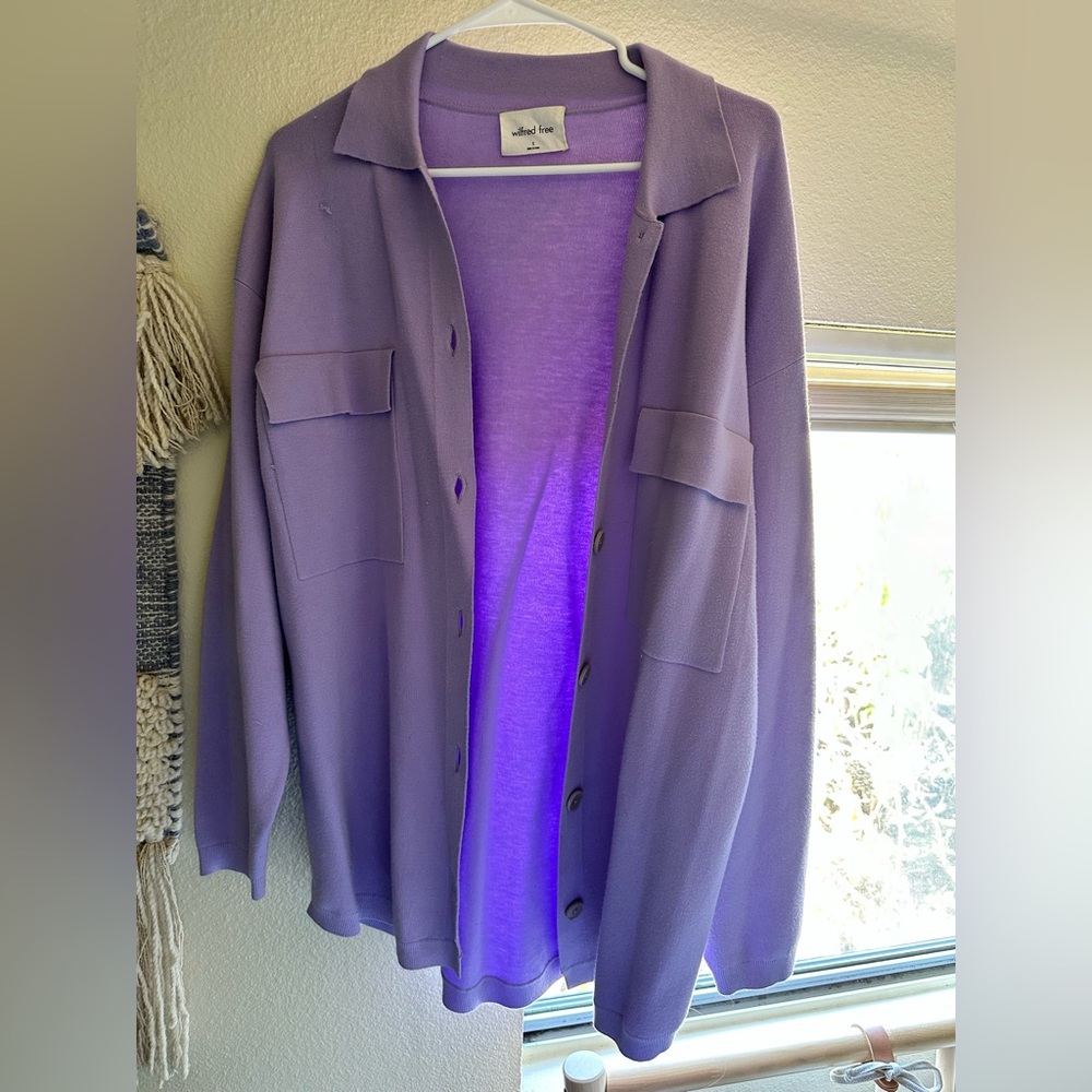 Wilfred Purple Utility Jacket